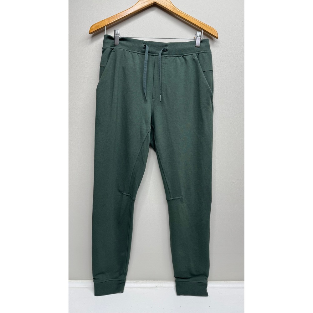 Lululemon City Sweat Jogger Mens Medium Green Tapered Activewear Pants